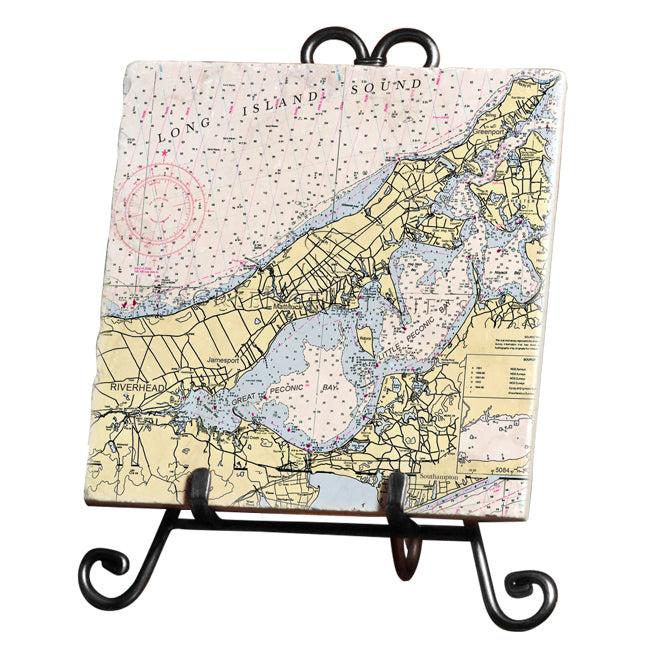 Peconic Bay, NY - Marble Trivet