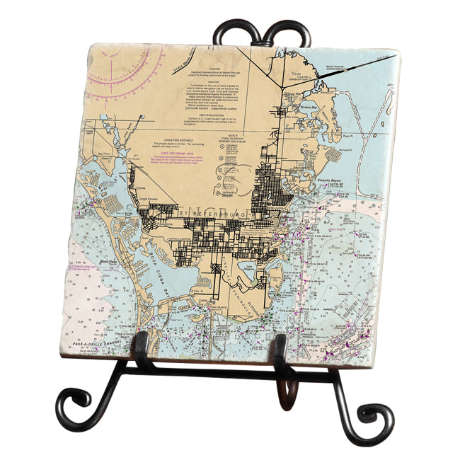 St. Petersburg, FL- Marble Trivet