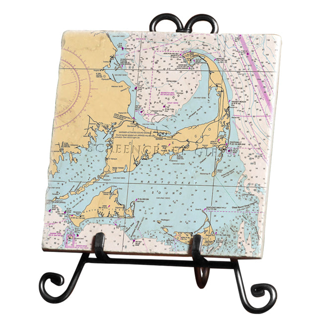 Cape Cod and the Islands - Marble Trivet