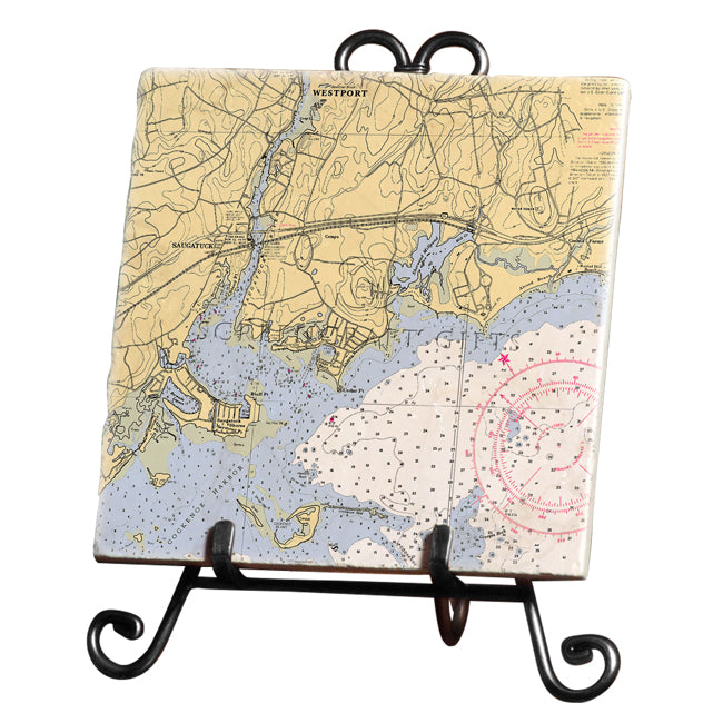 Westport, CT - Marble Trivet