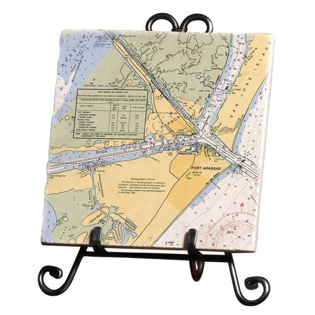 Port Aransas, TX - Marble Trivet