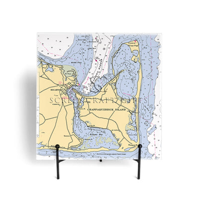 Chappaquiddick, MA- Glass Prep and Serve Board
