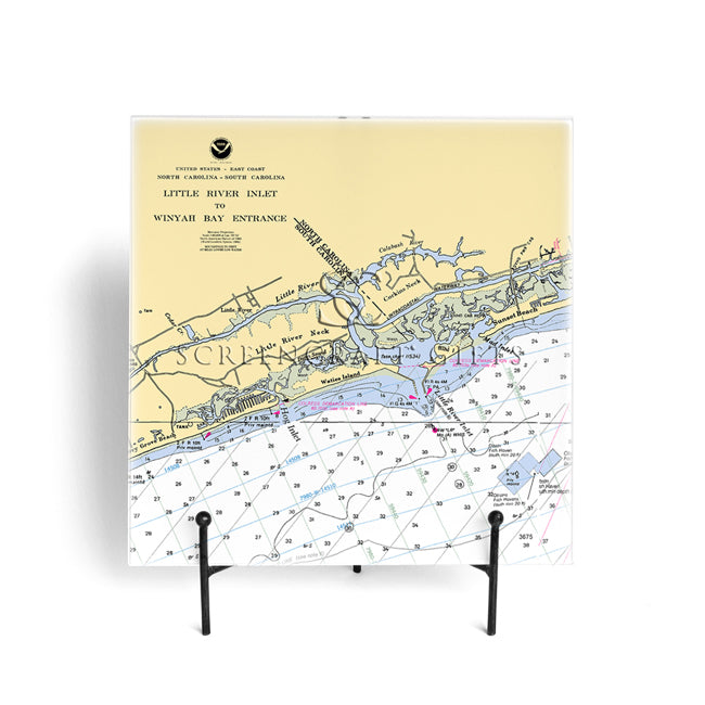 Little River Inlet, SC- Glass Prep and Serve Board