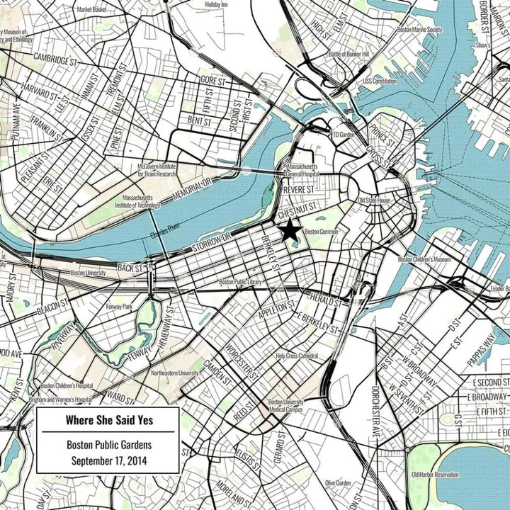 Create Your Own Map Gift - Modern Map Style