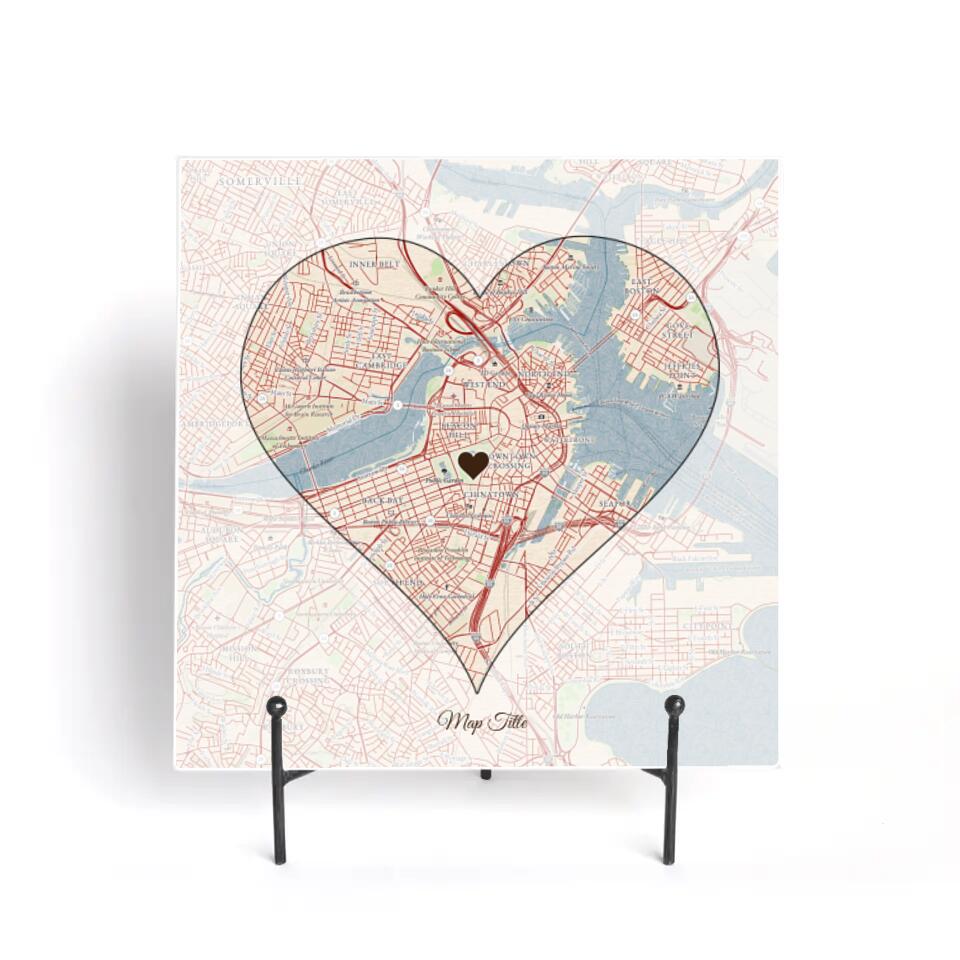 Heart Map w/ Live Preview - Prep & Serve Board