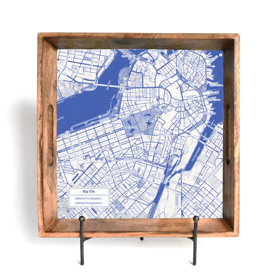 Create Your Own Map Gift - Blueprint Map Style
