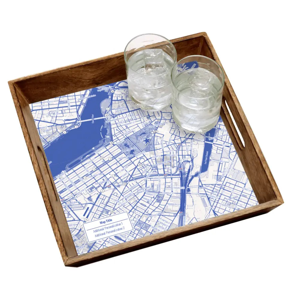 Create Your Own Map Gift - Blueprint Map Style