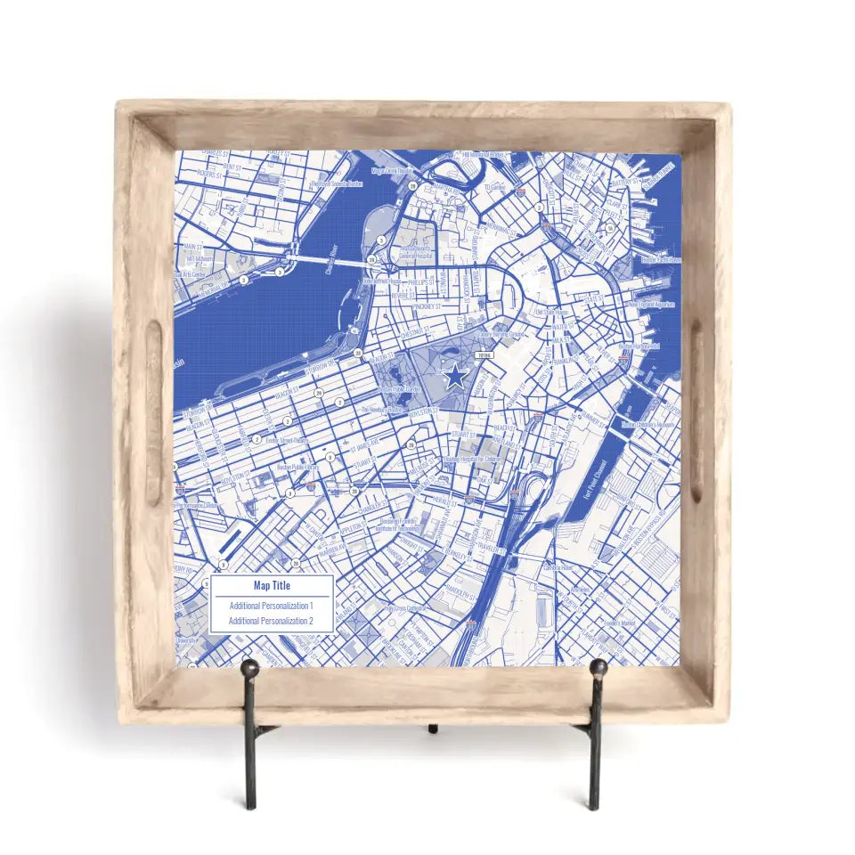 Create Your Own Map Gift - Blueprint Map Style