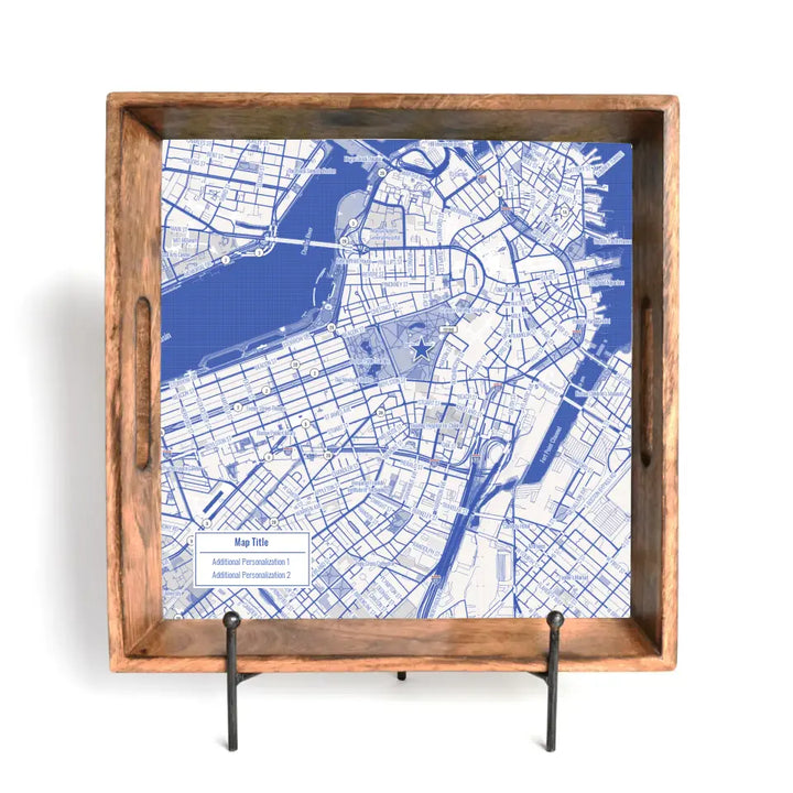 Create Your Own Map Gift - Blueprint Map Style