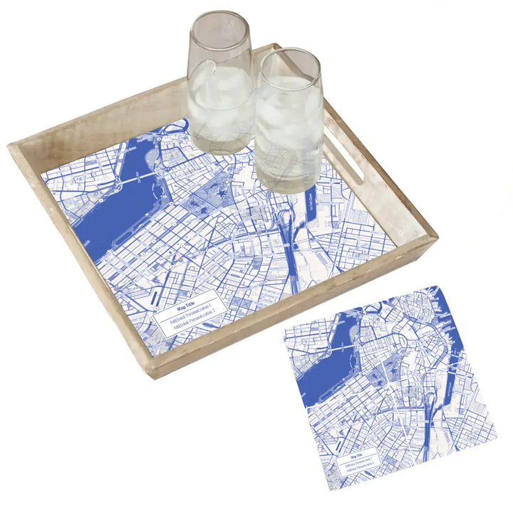 Create Your Own Map Gift - Blueprint Map Style