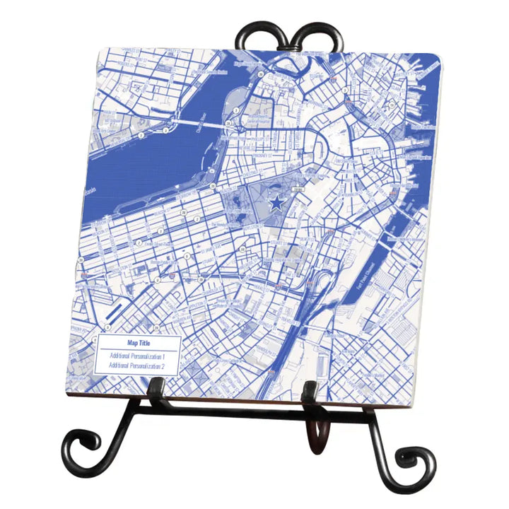 Create Your Own Map Gift - Blueprint Map Style