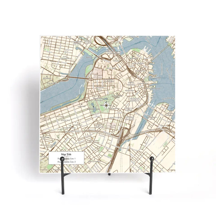 Custom Map Gift Design Lab - Antique Map