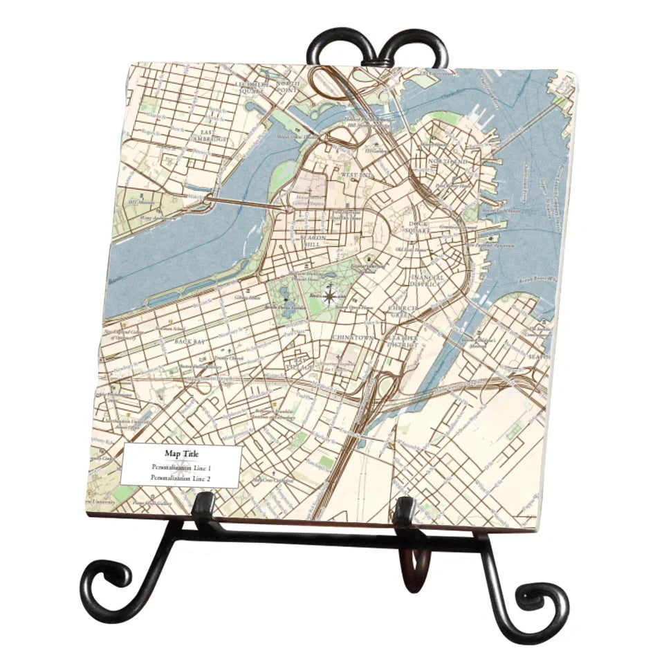 Custom Map Gift Design Lab - Antique Map