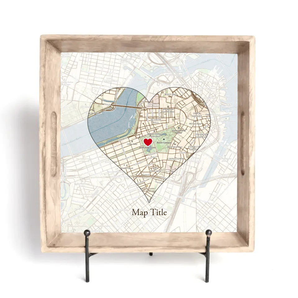 Custom Map Gift Design Lab - Heart Map