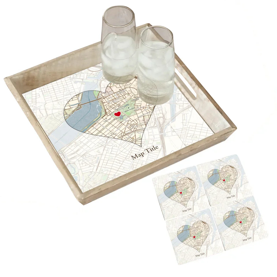 Custom Map Gift Design Lab - Heart Map