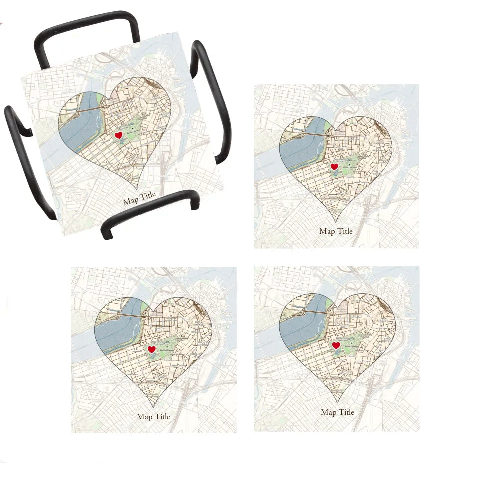 Custom Map Gift Design Lab - Heart Map