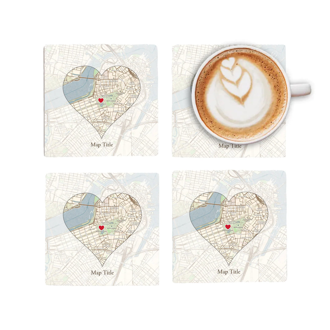 Custom Map Gift Design Lab - Heart Map