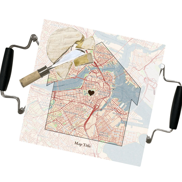 Create Your Own Map Gift - House Shaped Map