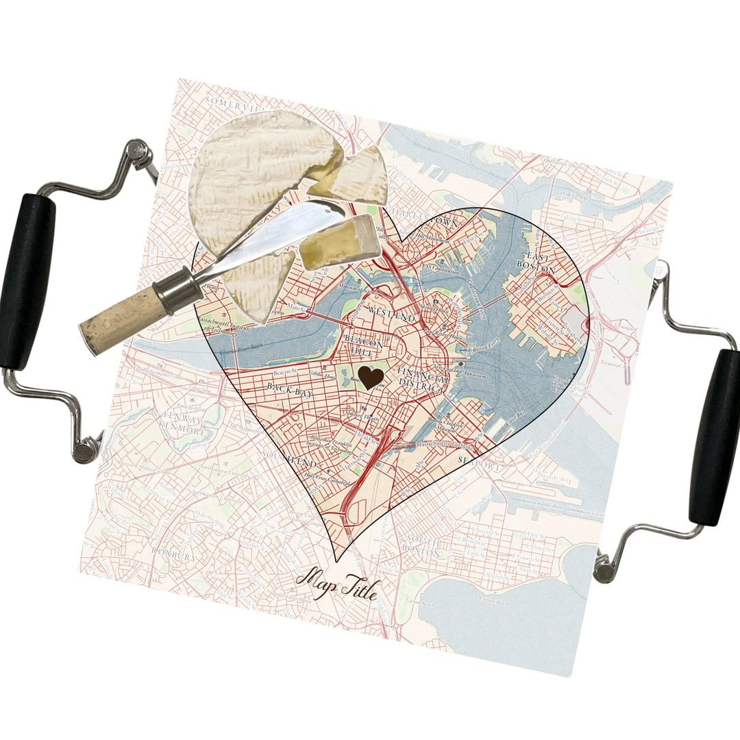 Create Your Own Map Gift - Heart Shaped Map