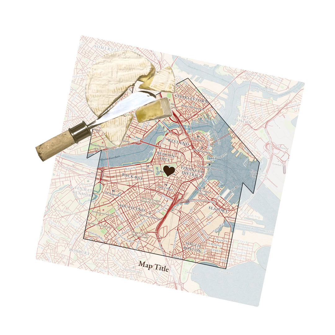 Create Your Own Map Gift - House Shaped Map