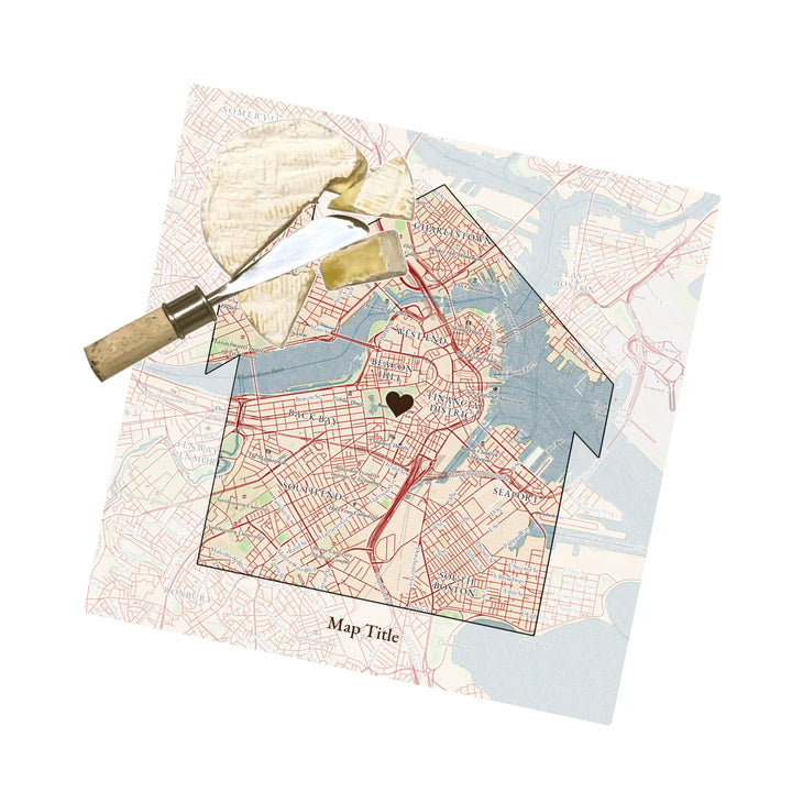Create Your Own Map Gift - House Shaped Map