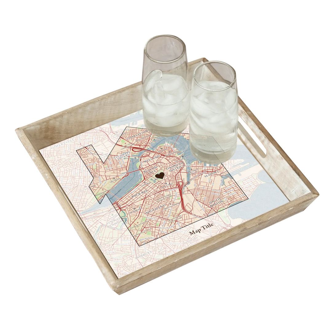 Create Your Own Map Gift - House Shaped Map