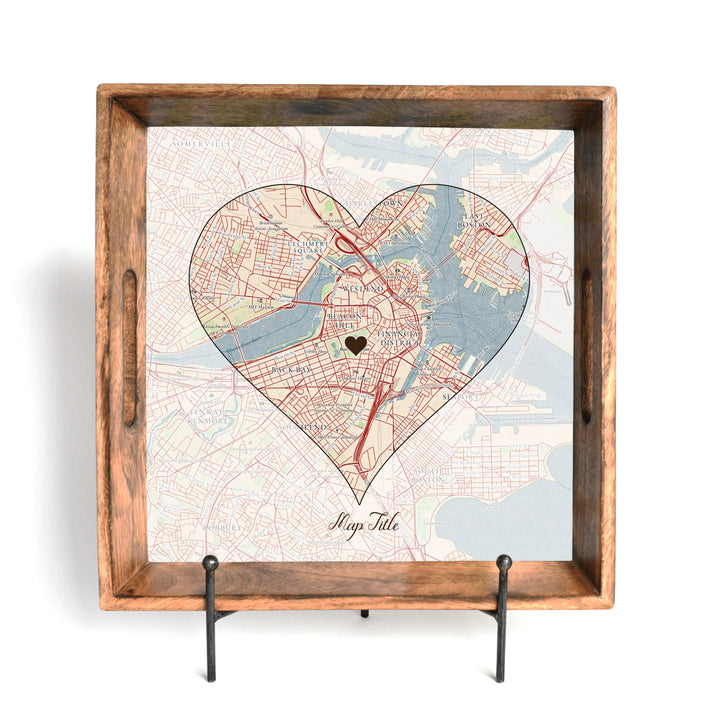 Create Your Own Map Gift - Heart Shaped Map