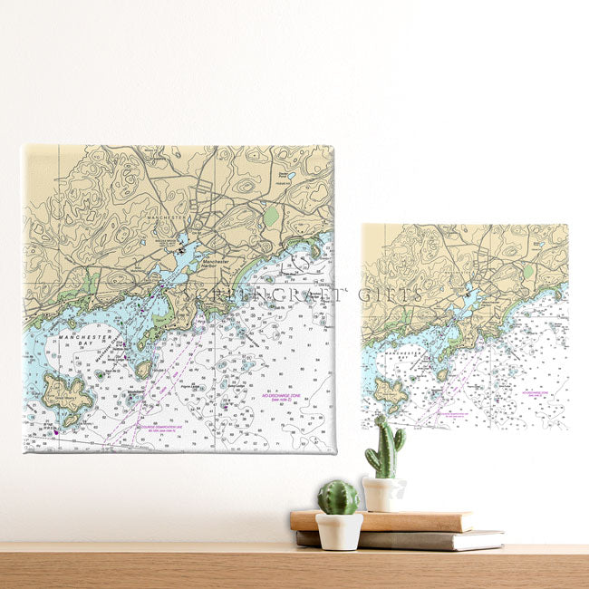 Manchester by the Sea, MA - Wall Canvas