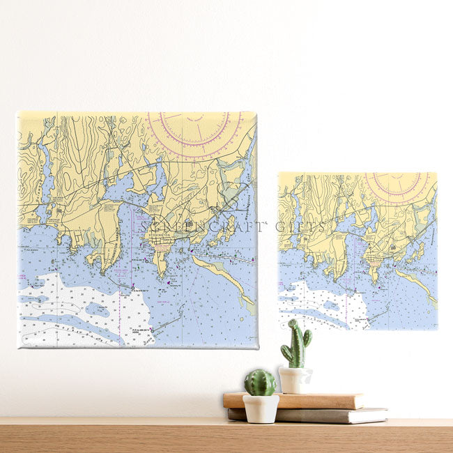 Stonington, CT - Wall Canvas