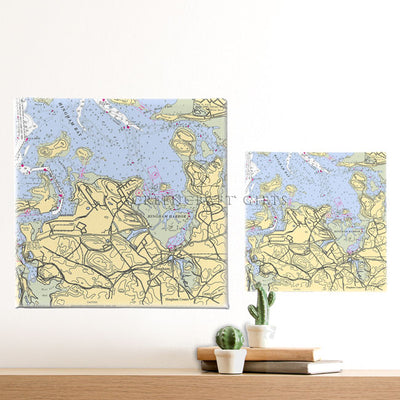 Hingham, MA - Wall Canvas