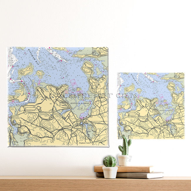 Hingham, MA - Wall Canvas