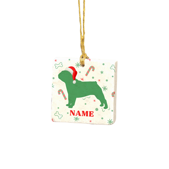 Love Your Pup - Personalized Marble Ornament