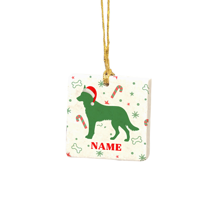 Love Your Pup - Personalized Marble Ornament