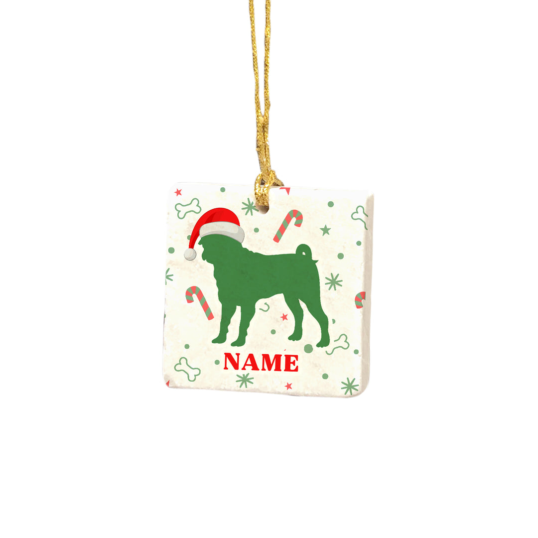 Love Your Pup - Personalized Marble Ornament