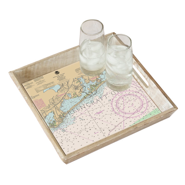Charlestown, RI - Wood Serving Tray