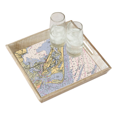 Chincoteague, VA - Wood Serving Tray