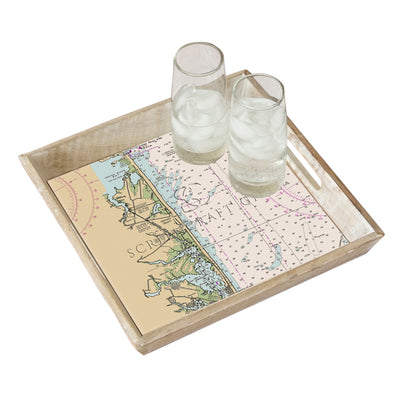 Bethany Beach, DE- Wood Serving Tray