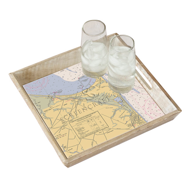 Cape Henlopen, DE- Wood Serving Tray