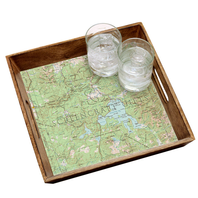 Yellowstone National Park-  Wood Serving Tray