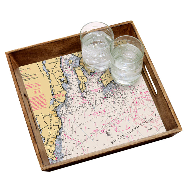 Narragansett Bay- Wood Serving Tray