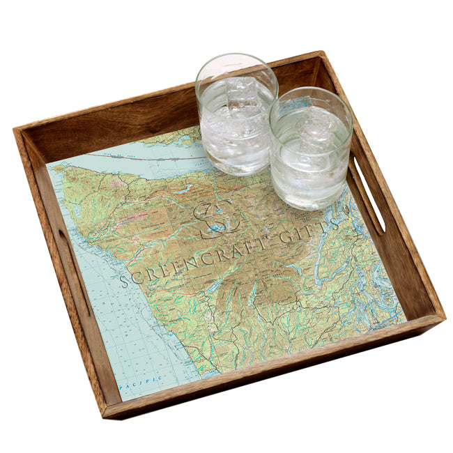 Olympic National Park-  Wood Serving Tray