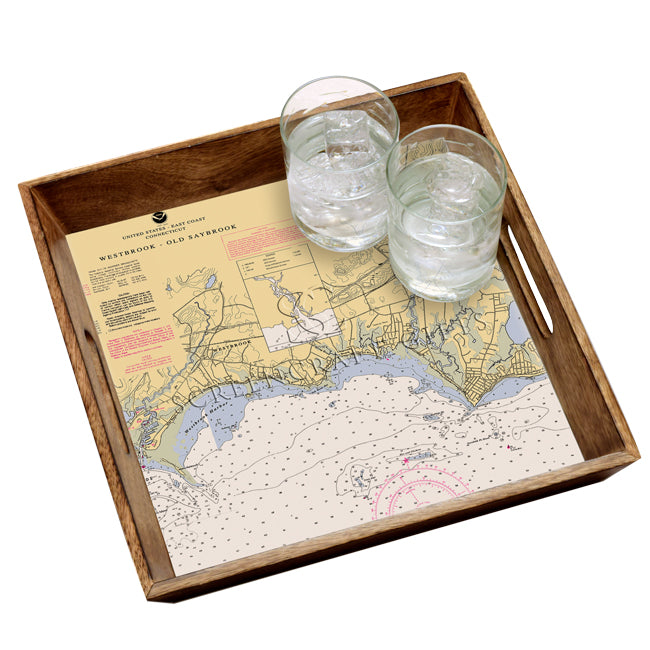 Westbrook, CT- Wood Serving Tray