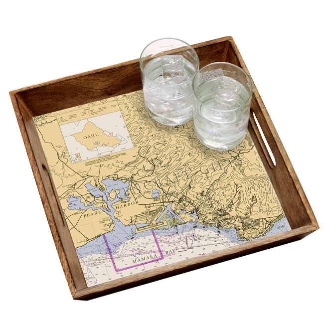 Pearl Harbor - Wood Serving Tray