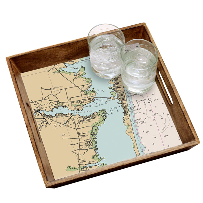Seaside Park, NJ- Wood Serving Tray