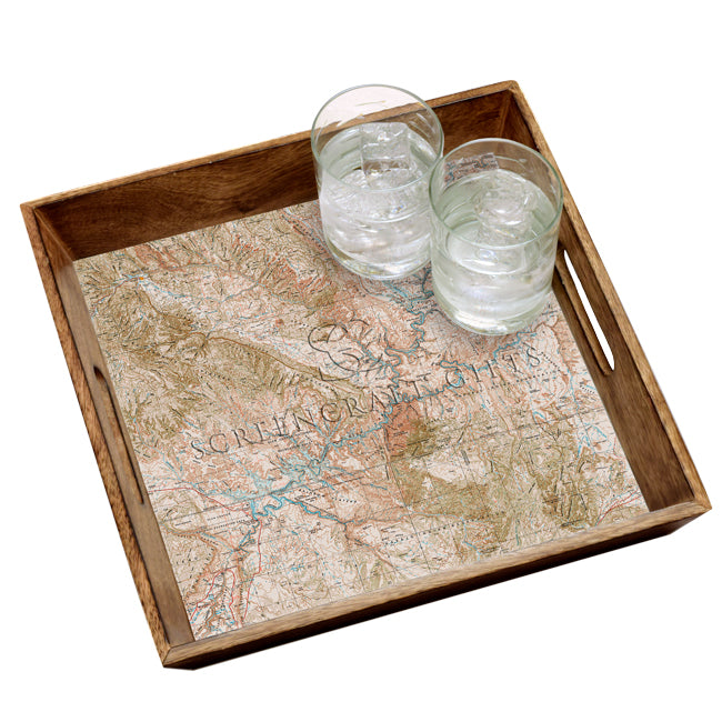 Glen Canyon National Recreation Area-  Wood Serving Tray