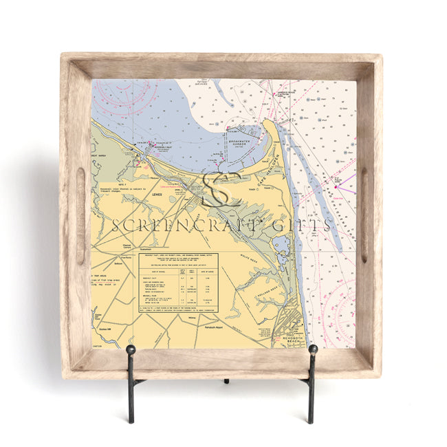 Cape Henlopen, DE- Wood Serving Tray