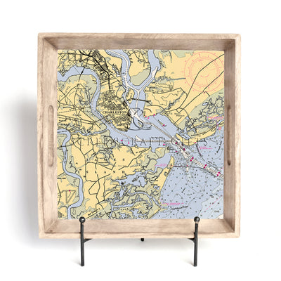 Charleston, SC - Wood Serving Tray