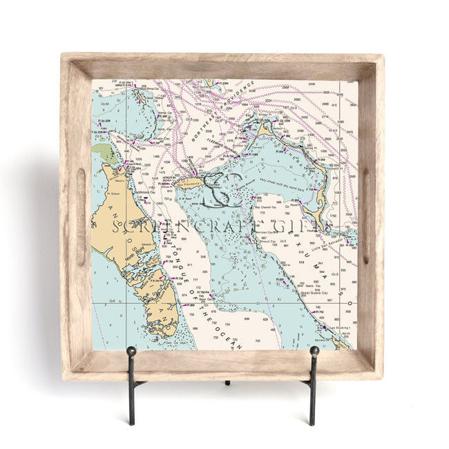 Central Bahamas - Wood Serving Tray