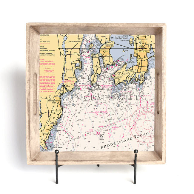 Narragansett Bay- Wood Serving Tray