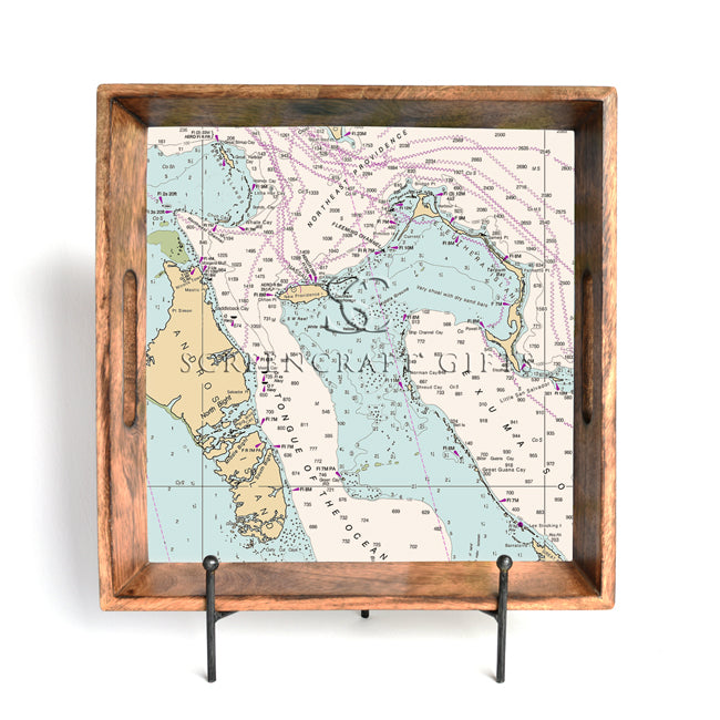 Central Bahamas - Wood Serving Tray